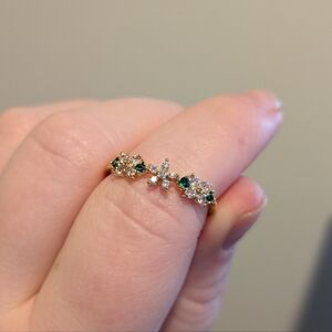 Delicate Adjustable Floral Ring